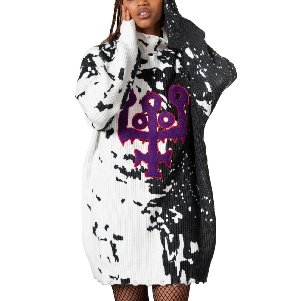 Killstar Slime Time Knit Sweater